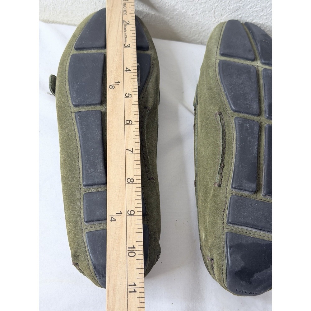 Prada Suede Driving Loafers Moccasins Shoes US 9/EU 39.5 Olive Green Old Money - Picture 14 of 16